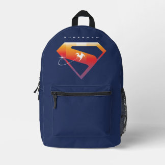 Sac À Dos Imprimé Soleil Tourner Superman Shield