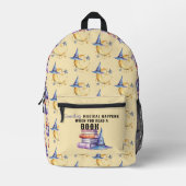 Sac À Dos Imprimé Something Magical Happens When You Read A Book  (Recto)