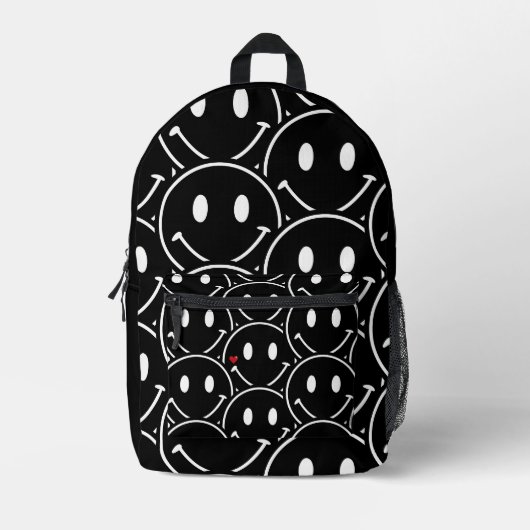 Sac À Dos Imprimé Sourires (Recto)
