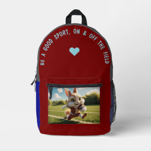 Sac À Dos Imprimé Soyez un bon joueur…