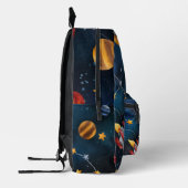 Sac À Dos Imprimé Space Galaxy Navette personnalisée (Gauche)