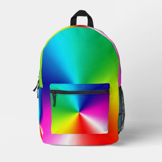 Sac À Dos Imprimé Spectre arc-en-ciel (Recto)