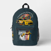 Sac À Dos Imprimé Speed Hunter (Mode Sombre) | (Recto)