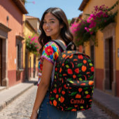 Sac À Dos Imprimé Spicy Peppers Pattern Personalized Backpack