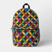 Sac À Dos Imprimé Spirales Colorées (Recto)