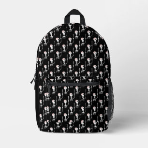 Sac À Dos Imprimé Squelette d'Halloween avec épée