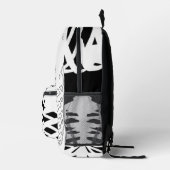 Sac À Dos Imprimé squelette noir blanc côtes (Droite)