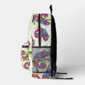 Sac À Dos Imprimé Style d'aquarelle des teintures Chameleon (Droite)