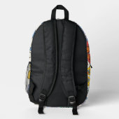 Sac À Dos Imprimé Style hippy personnalisé (Verso)