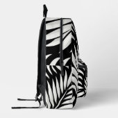 Sac À Dos Imprimé Style Leaf Zebra Stripes (Gauche)