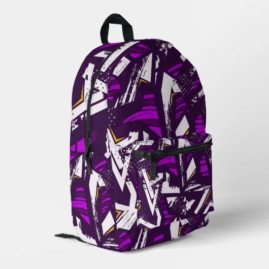 Sac À Dos Imprimé Style rétro Abstrait (Coin arrière gauche)