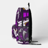 Sac À Dos Imprimé Style rétro Abstrait (Droite)