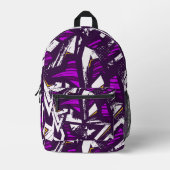 Sac À Dos Imprimé Style rétro Abstrait (Recto)