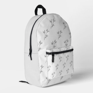 Sac À Dos Imprimé Stylish Nature-Inspired Backpack for Everyday Use