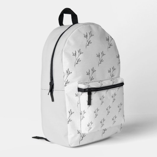 Sac À Dos Imprimé Stylish Nature-Inspired Backpack for Everyday Use (Coin arrière gauche)