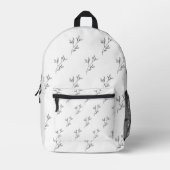 Sac À Dos Imprimé Stylish Nature-Inspired Backpack for Everyday Use (Recto)