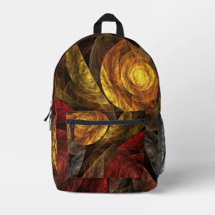 Sac À Dos Imprimé Sun Flower Floral Moderne Art Motif Abstrait