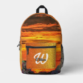 Sac À Dos Imprimé Sunset Plaza Marina 2584 (Recto)