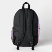 Sac À Dos Imprimé Superbe combinaison de couleurs pastel  (Verso)