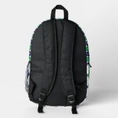 Sac À Dos Imprimé Sur le Green Argyle (Verso)