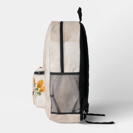 Sac à dos imprimé sur mesure positif pour filles (Droite)