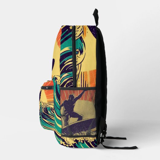 Sac À Dos Imprimé Surf (Droite)