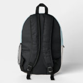 Sac À Dos Imprimé Surfboards rétro dans le sable (Verso)