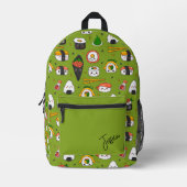 Sac À Dos Imprimé Sushi frais (Recto)