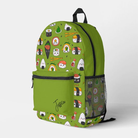 Sac À Dos Imprimé Sushi frais (Coin arrière droit)