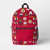 Sac À Dos Imprimé Sushi frais (Recto)