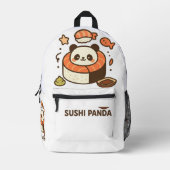 Sac À Dos Imprimé Sushi Panda (Recto)