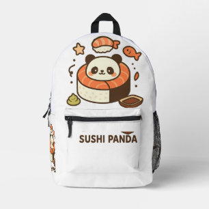Sac À Dos Imprimé Sushi Panda