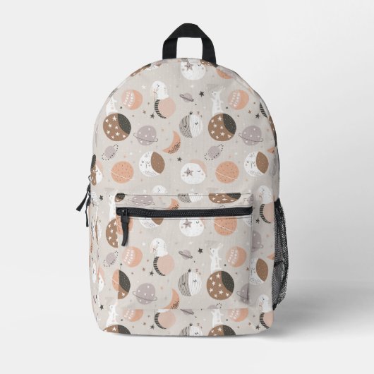 Sac À Dos Imprimé Sweat Dream Bunnies Dans Motif spatial (Recto)