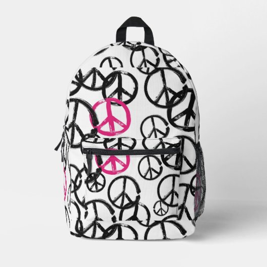 Sac À Dos Imprimé Symbole de la paix (Recto)