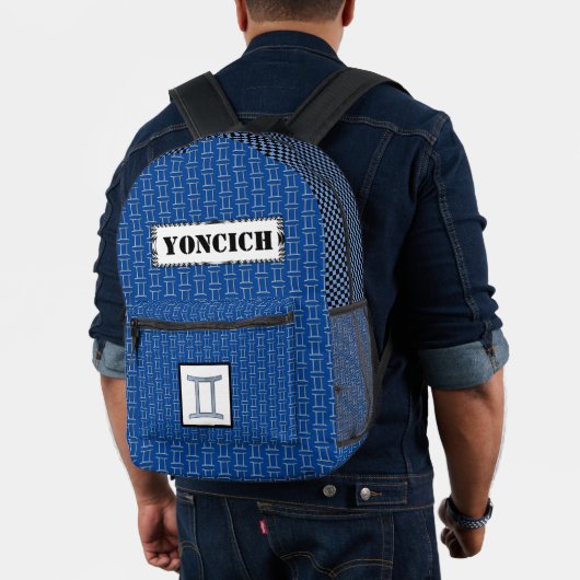 Sac À Dos Imprimé Symbole Zodiaque Gemini Élément par Kenneth Yoncic (Insitu (Modèle))