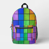 SAC À DOS IMPRIMÉ TABLEAU DES COULEURS (Recto)