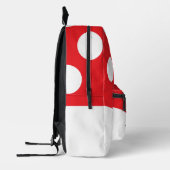 Sac À Dos Imprimé Tabouret souriant mignon personnalisé (Gauche)