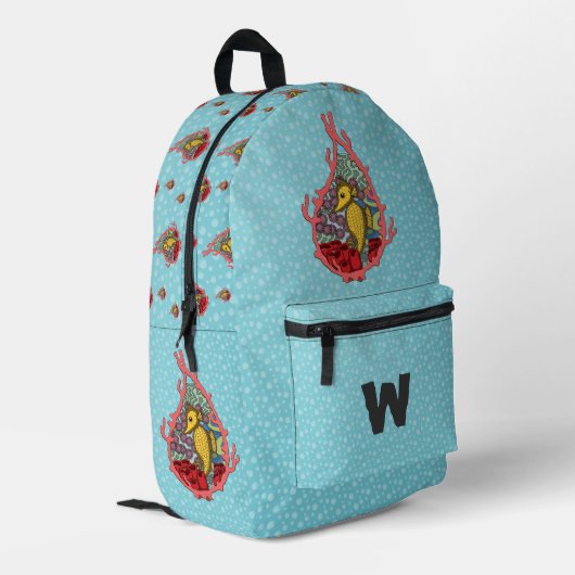 Sac À Dos Imprimé Tanga le hippocampe (Coin arrière gauche)