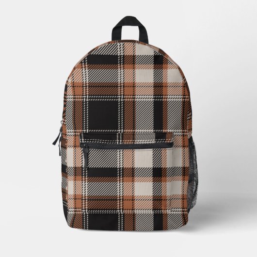 Sac À Dos Imprimé teintes d'automne utilisées (Recto)