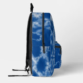 Sac À Dos Imprimé Teinture à tarte bleue personnalisée (Gauche)