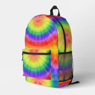 Sac À Dos Imprimé Teinture arc-en-ciel