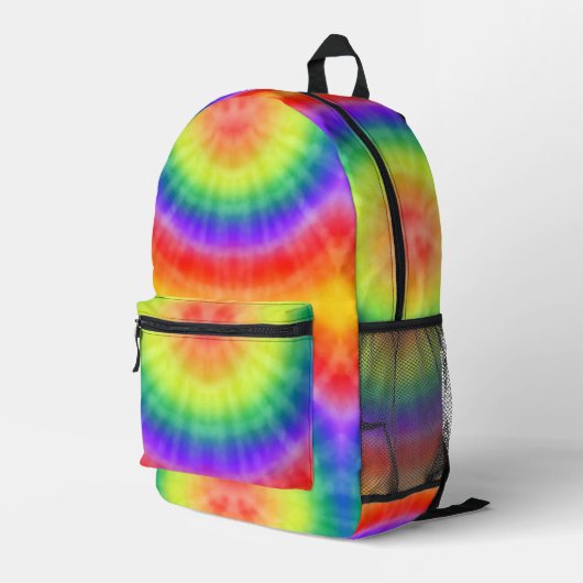 Sac À Dos Imprimé Teinture arc-en-ciel (Coin arrière droit)