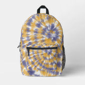 Sac À Dos Imprimé Teinture Tie Dye (Recto)