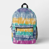 Sac À Dos Imprimé Teinture Tie-Dye (Recto)