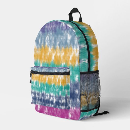 Sac À Dos Imprimé Teinture Tie-Dye (Coin arrière droit)