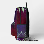 Sac À Dos Imprimé Teinture tie dye violet (Droite)