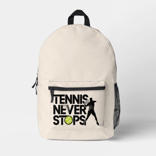 Sac À Dos Imprimé Tennis sans limites (Recto)