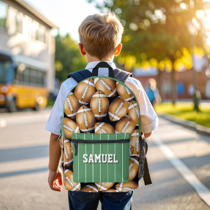 Sac À Dos Imprimé Terrain de Football Personnalisé Cool Sports