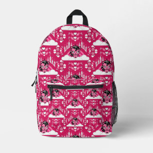 Sac À Dos Imprimé Terrain Et Château De La Unicorne Rose