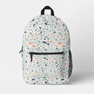 Sac À Dos Imprimé Terrazzo irrégulier Motif coloré